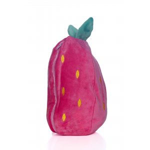 Sevimli Çilek Tavşan Peluş Oyuncak Pembe